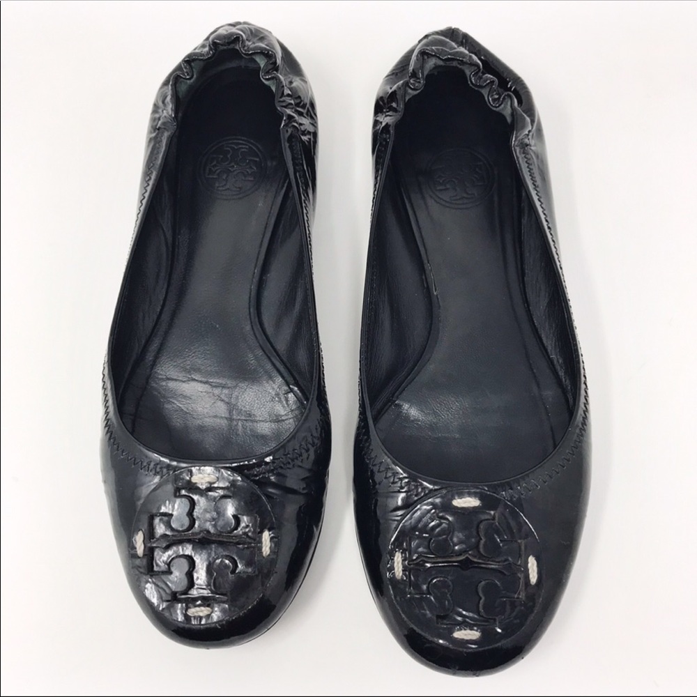 Tory Burch Black Flats Size 7 - Picture 2 of 16